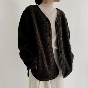 7115 by Szeki olive curly jacket, XS